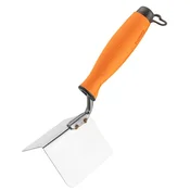 Kotna ometna lopatica, zunanja, 80 mm, ročaj iz dveh materialov 50-156