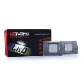 shumee LED luči za registrsko tablico 6000K hladno bela 12V Canbus za Mercedes W176, GLA X156, ML W166, SLK R172