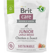 Hrana Brit Care Dog Sustainable Junior Large Breed Chicken & Insoct 1 kg