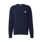 Calvin Klein Jeans Pulover CLSC temno modra