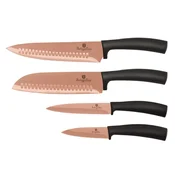 Berlingerhaus Komplet nožev s protiprijemno površino, 4 kosi, Rosegold Metallic Line