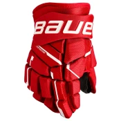 Hokejske rokavice Bauer Supreme M5PRO Red Junior 11 palcev