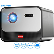Byintek R80 prenosni 3D LED DLP projektor, Android, WiFi, Bluetooth