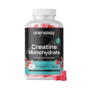 Kreatin monohidrat 3000 mg – lubenica, 90 gumi bonbonov