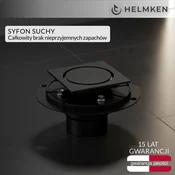 shumee Točkovni odtok Helmken 37U4042MB, 100 x 100 mm, mat črna