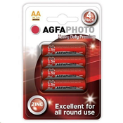 Agfa Zinc baterije, AA, 1.5 V, blister 4 kom. - AA B4