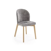 Stol Houston 1931 (Siva + Hrast) Siva, Hrast, 86x48x56cm, Blago, Lesen