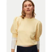 VERO MODA Pulover VMDoffy  pastelno rumena