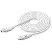 Kabel CELLULALRINE USB-C na USB-C, 0,6m, bel