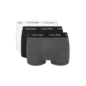 Calvin Klein Oprijete boksarice 3 Piece 444870 Črna Bela