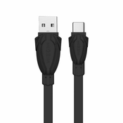 MOXOM USB data kabl MX-CB32 2.4A Type-C 1m/ crna