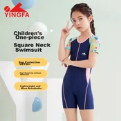 YINGFA Jednodelni kupaci kostim za devojcice, Teget