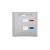 Uticnica modularna, za 2 RJ45 modula, 120mm