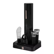 Berlingerhaus Darilni set za odpiranje vina BH-9653 6 in 1, Black Rose collection