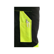 Canis Radne pantalone do struka sirius brighton crno-žute vel.50 ( 64868 )