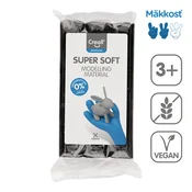 Masa za modeliranje Creall Super Soft 500 g - črna