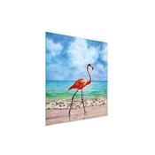 shumee STEKLENA DESKA ZA REZANJE 45x52 FLAMINGO