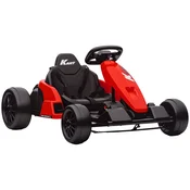 Homestar Električni gokart nastavljivo sedežno mesto 115x77x55,5 cm rdeče