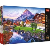 Trefl Puzzle Premium Plus Photo Odyssey: Alpsko mesto v Švici 1000 kosov