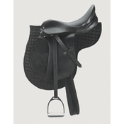 Sedlo EuroHorse - 16,0 crno (set)