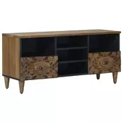 TV ormar s ladicama Smeda 100 x 33,5 x 46 cm Cvrsto drvo manga