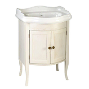 SAPHO RETRO Kopalniška Omarica 60x80x45cm, Starobela Eleganca