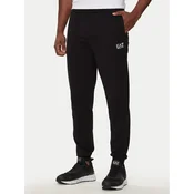 EA7 Emporio Armani Spodnji del trenirke 8NPP66 PJVRZ 1200 Črna Regular Fit