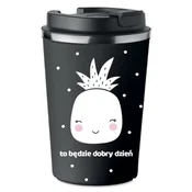 shumee Vrhunska termo skodelica s potiskom Its Going Be a Good Day Pineapple 350ml KT_024