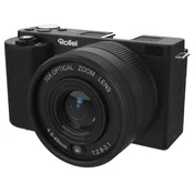 Rollei Compactline 10x Flip Screen/ 64 MPix/ 10x zoom/ nagibni 2,88 LCD/ 4K video/ črna