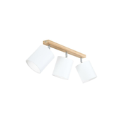Spot-Light 56744374 - Reflektorsko svetlo APRILLIA 3xE27/25W/230V hrast bela