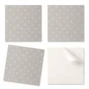 shumee Komplet vinilnih ploščic z geometrijskim diamantnim vzorcem za spalnico 4x50x50 cm