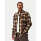 Quiksilver Srajca Motherfly Plaid EQYWT04712 Zelena Regular Fit