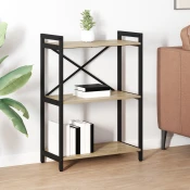 Polica Sonoma hrast 60 x 30 x 85 cm Konstruirano drvo