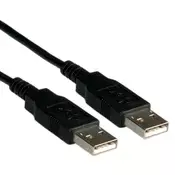 ROLINE kabel USB 2.0 A - A, 1,8 m, crni 11.02.8918-100