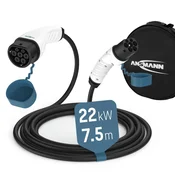 Ansmann Polnilni kabel za električna vozila 22kW tip 2, 7,5 m