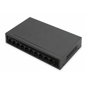 8+2 Port GE PoE Switch 8 Port PoE 802.3at, 10/100/1000 Mbps + 2 Port GE