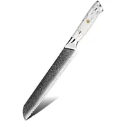 Damaskus kuhinjski nož Yuzuki - Kruh / Bela KP37516