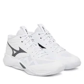 Mizuno Čevlji za športe v zaprtih prostorih Wave Momentum Pro Mid V1GA2545 Bela