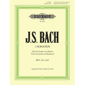 BACH J.S.:3 SONATEN BWV1027-1029 VIOLA NAD PIANO