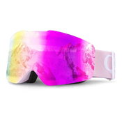 slomart Smučarska očala Qunature Pink brez okvirja - roza