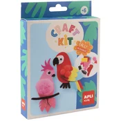 Apli Deciji komplet za izradu dva papagaja Kraft kit