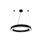 LED luster na sajli LED/50W/230V 4000K precnik 100 cm crni