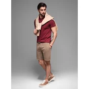 Ombre BASIC mens cotton sweat shorts - navy blue