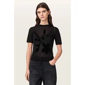 AllSaints kratka ženska majica modalna ATHEA SHEER TEE