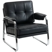 Homestar Lounge stol 80x79x84 cm črne barve