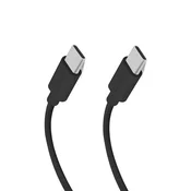 SBS kabel USB-C - USB-C 1.5m 60W pleten - črn