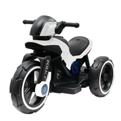 Otroški električni motor Baby Mix POLICE bela