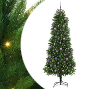 Božićno drvce s 300 LED svjetlima s stalakom Zelena 240 cm PE