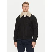 Aeronautica Militare Jakna iz umetnega usnja 242PN948PL248 Črna Regular Fit