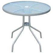 Vidaxl Bistro miza siva 80x71 cm jeklo
